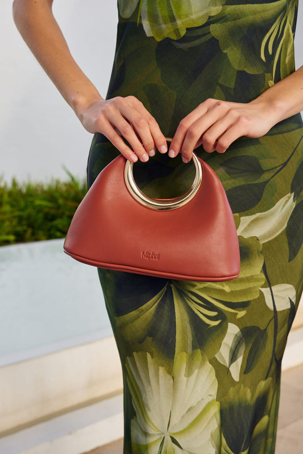 OLIVIA MONTES - Bolso Coco Terracota