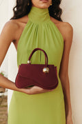 OLIVIA MONTES - Bolso Dune Granate