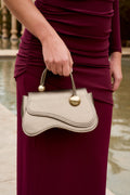 OLIVIA MONTES - Bolso Dune Bronce