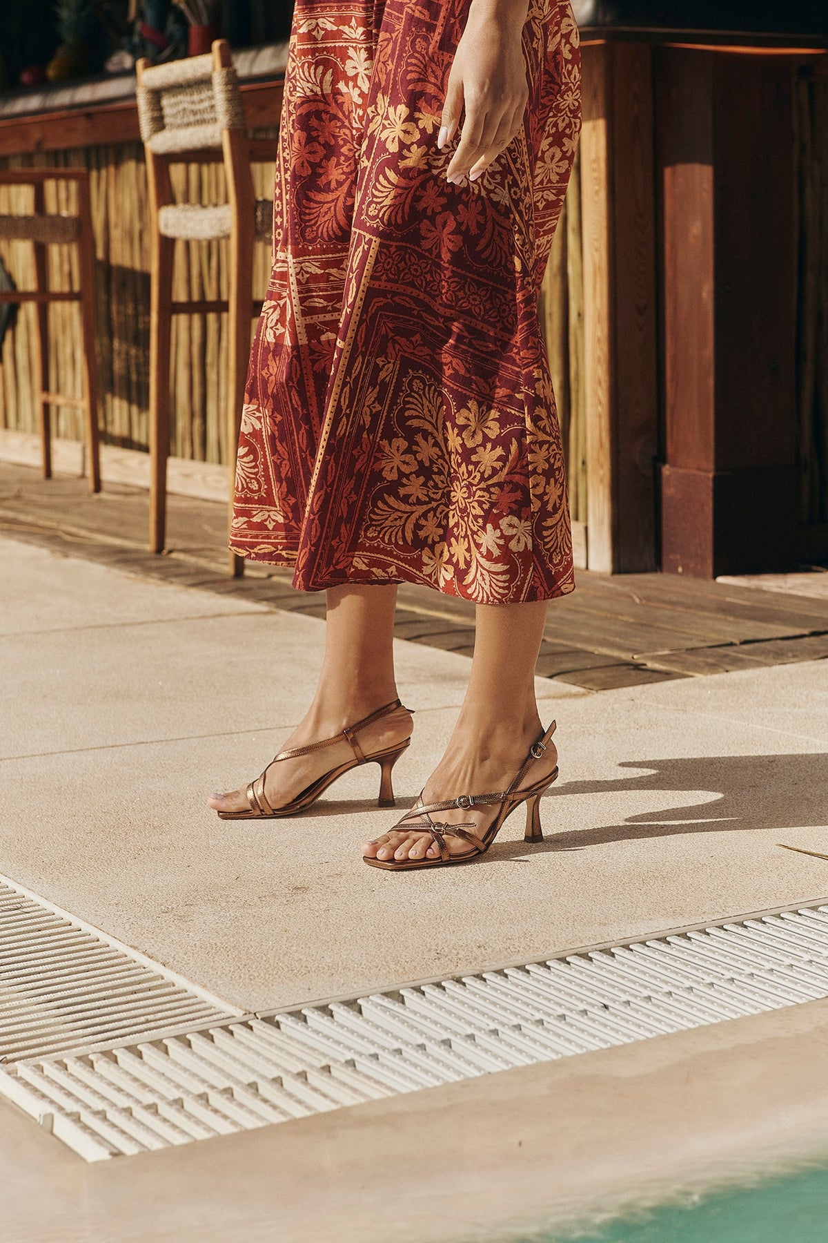 OLIVIA MONTES - Sandalias Altea Terracota