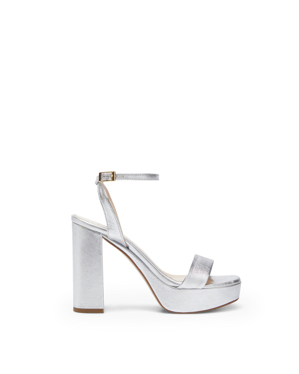 OLIVIA MONTES - Sandalias Zahara de piel Plata