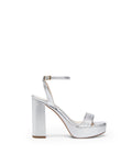 OLIVIA MONTES - Sandalias Zahara de piel Plata