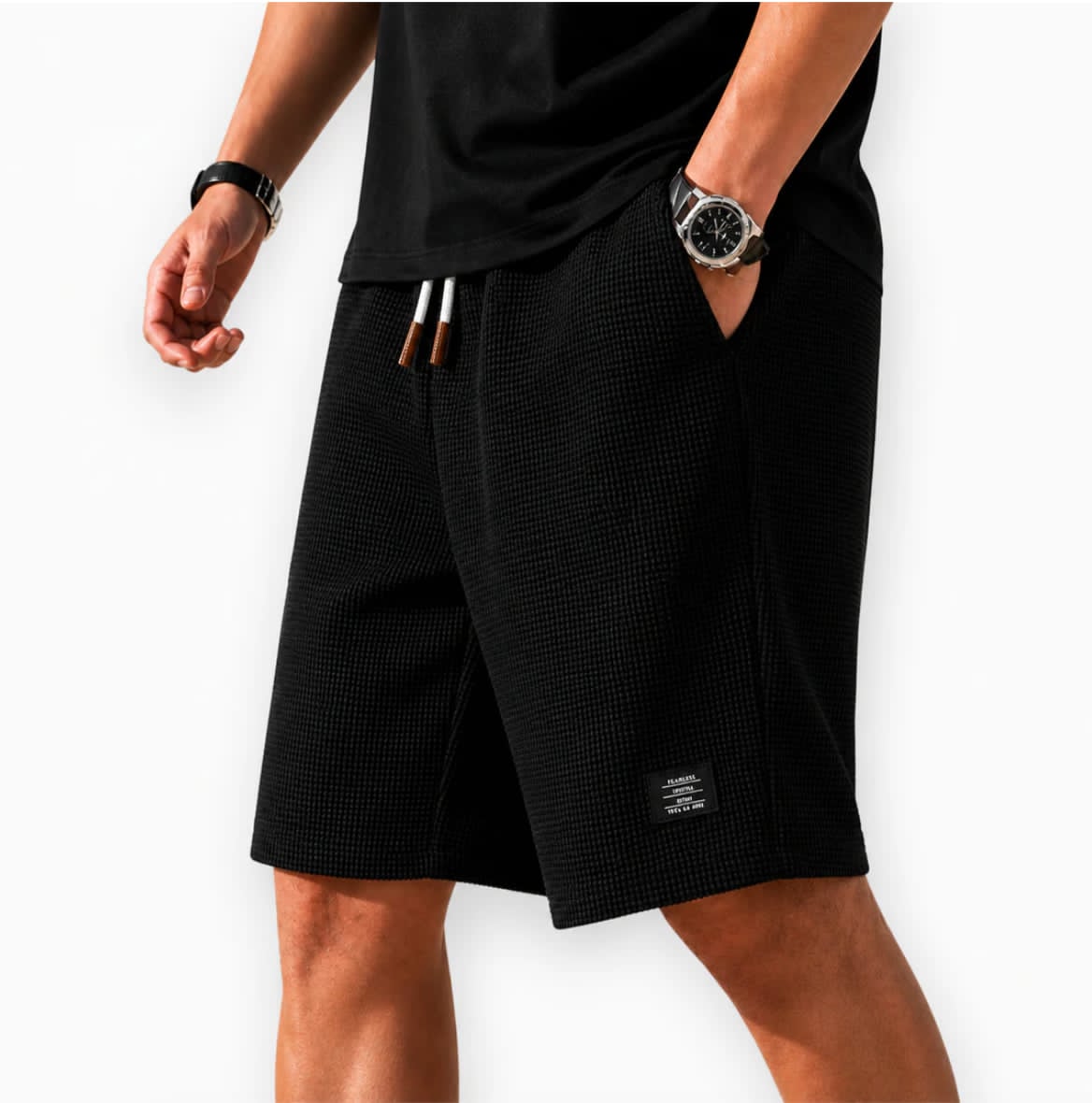 OLIVIA MONTES - Bermudas Capri Waffle