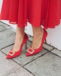 OLIVIA MONTES - Zapatos de Salón Kiara Rojo